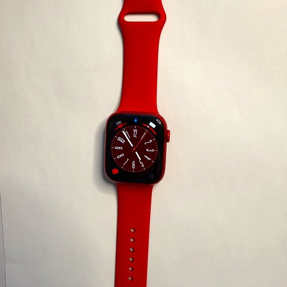Apple Watch Series 8 (PRODUCT)RED – 45mm GPS + Cellular - Picture 1 of 5